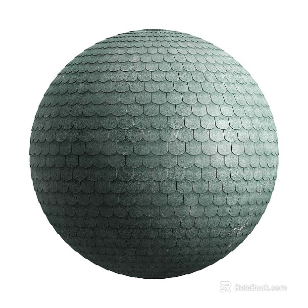 Roof Tile PBR texture