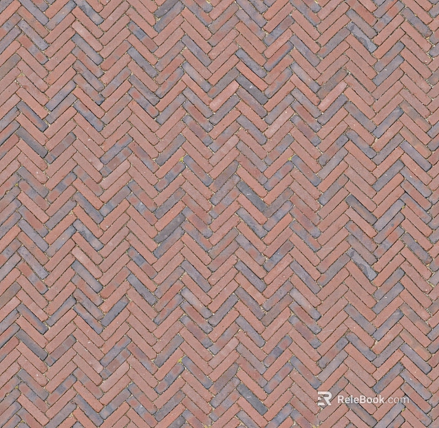 Brick pavement texture