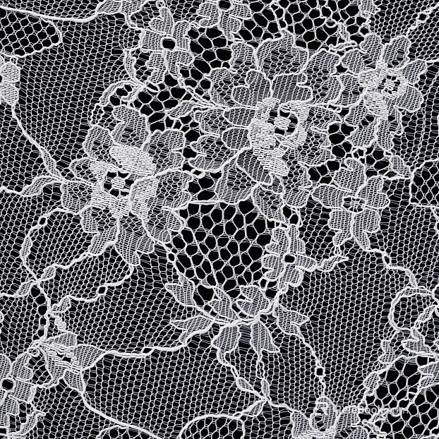 White lace fabric decoration texture