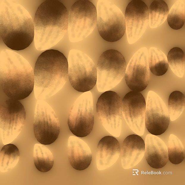 Light curry teardrop art brick wall decoration texture