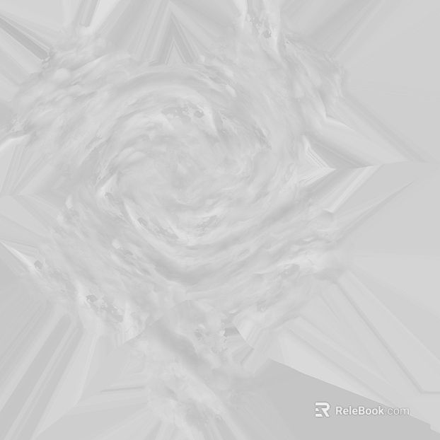 White spin pattern art paint wall texture