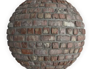 Brick wall PBR texture (ID:ffach248981)