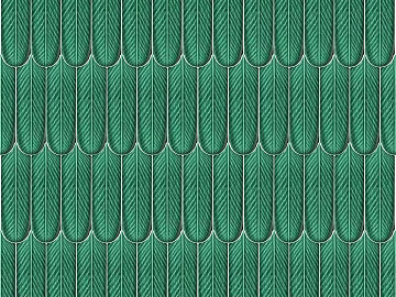 Feather brick green gradient retro wall tiles texture (ID:ffajg30864)
