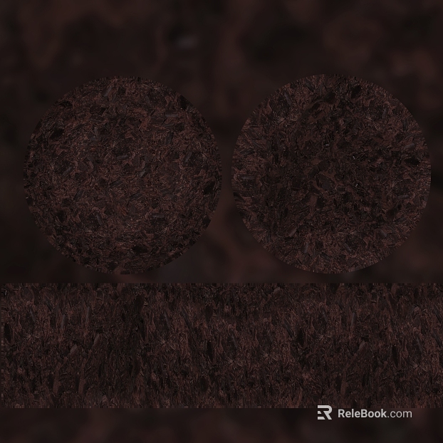 Dark Brown Cork Wall Floor Material texture
