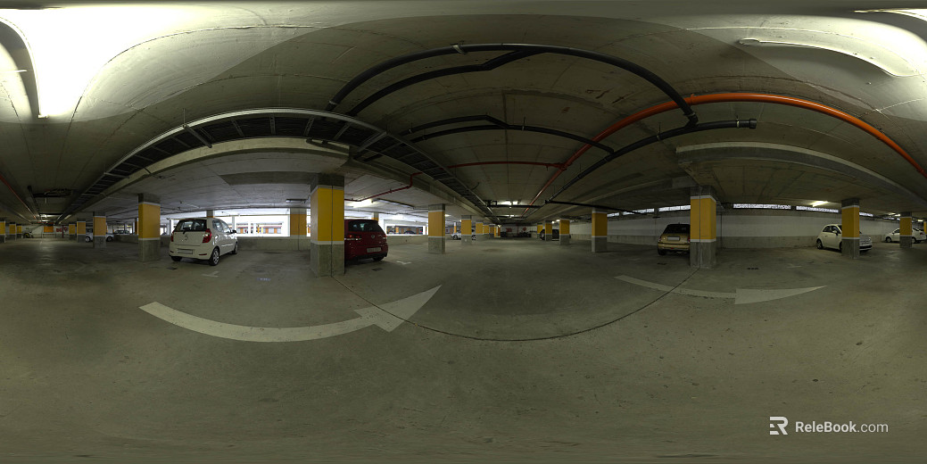 Indoor Parking Space HDR texture