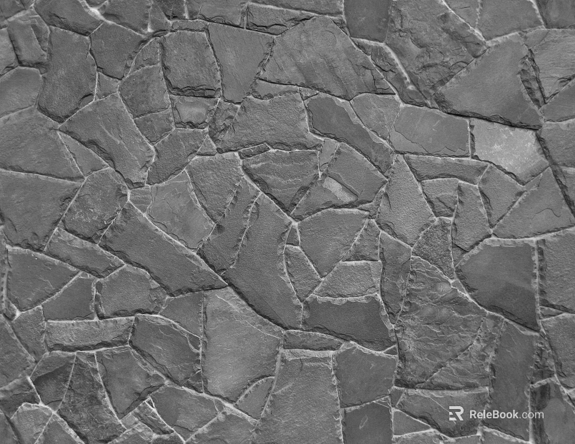 Black and white relief texture