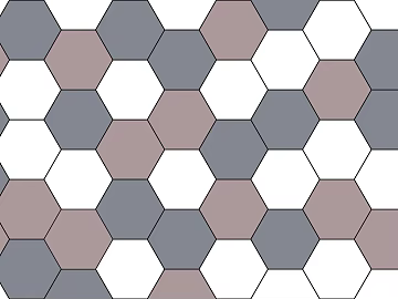 Hexagonal brick hexagonal color small square brick texture (ID:ffacg77737)
