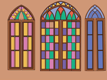colored windows texture (ID:ffach143750)