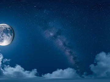 hdr starry sky universe night moon moon texture (ID:ffach218914)