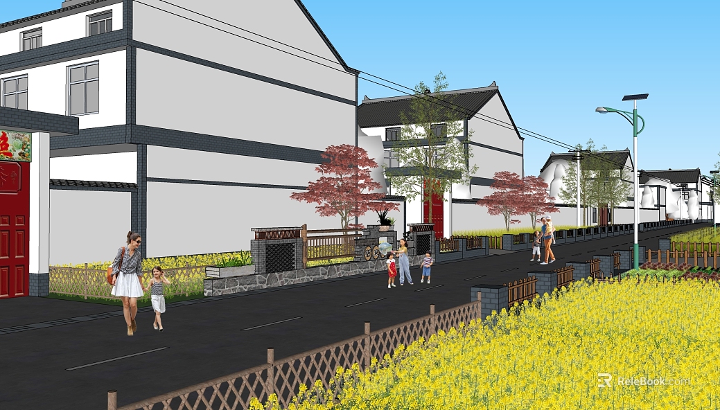 New Chinese-style Country House texture