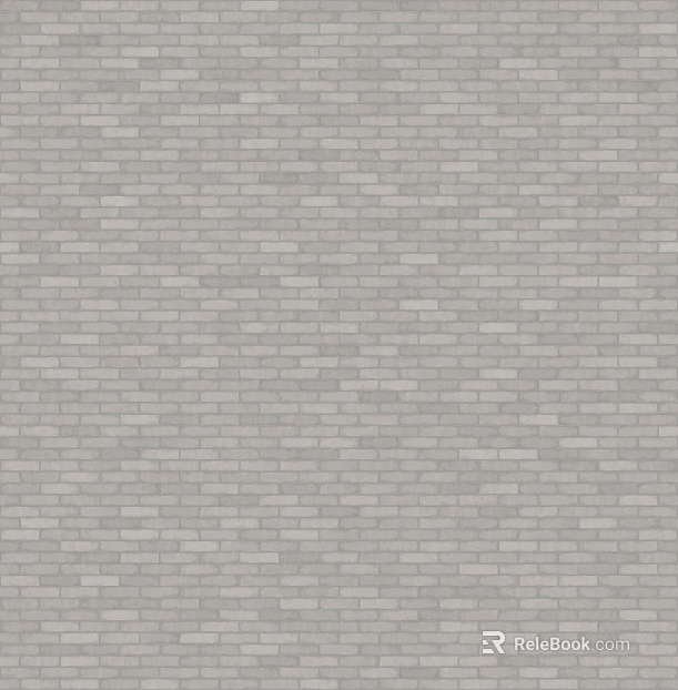Light gray brick wall interior wall texture