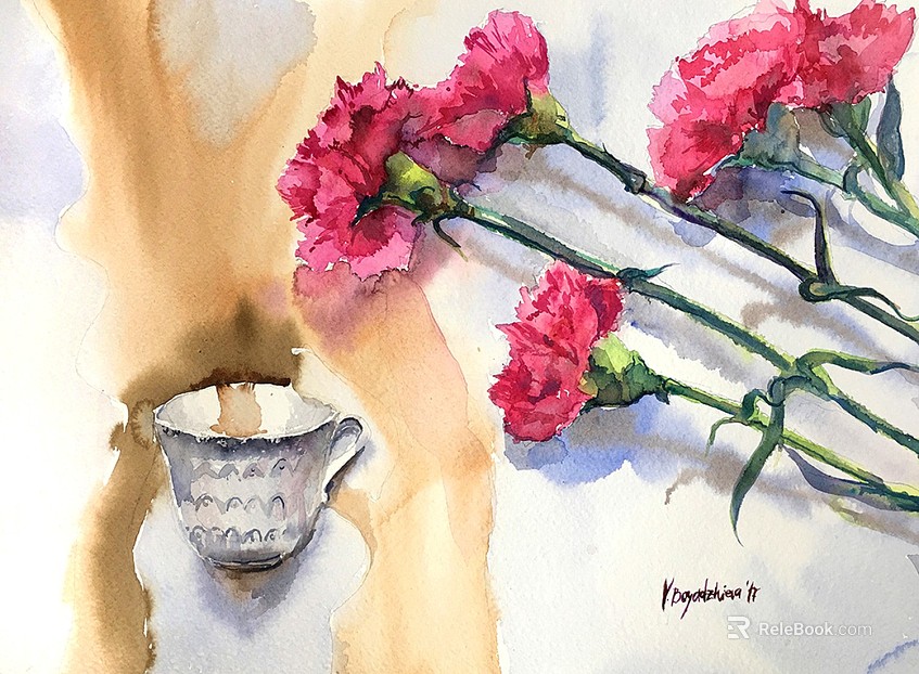 Plant Painting Hanging Painting Flower Decorative Painting texture