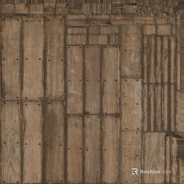 Retro light brown dilapidated wood wall panel texture