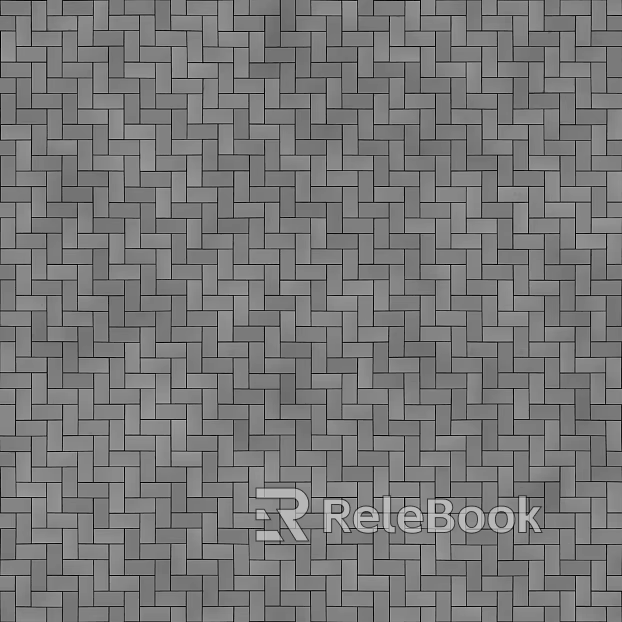 Brick pavement texture