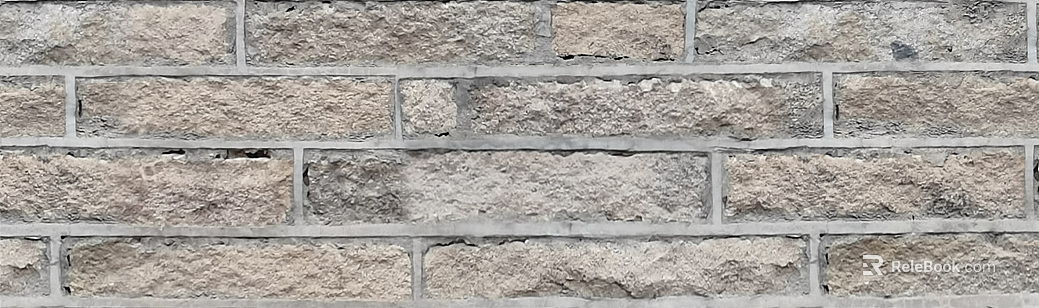 strip stone retaining wall texture