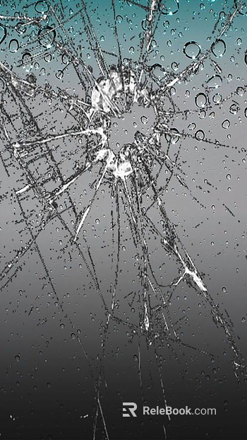 Broken glass texture