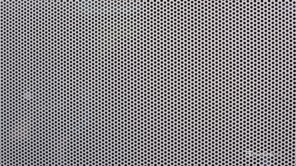 Perforated plate metal texture