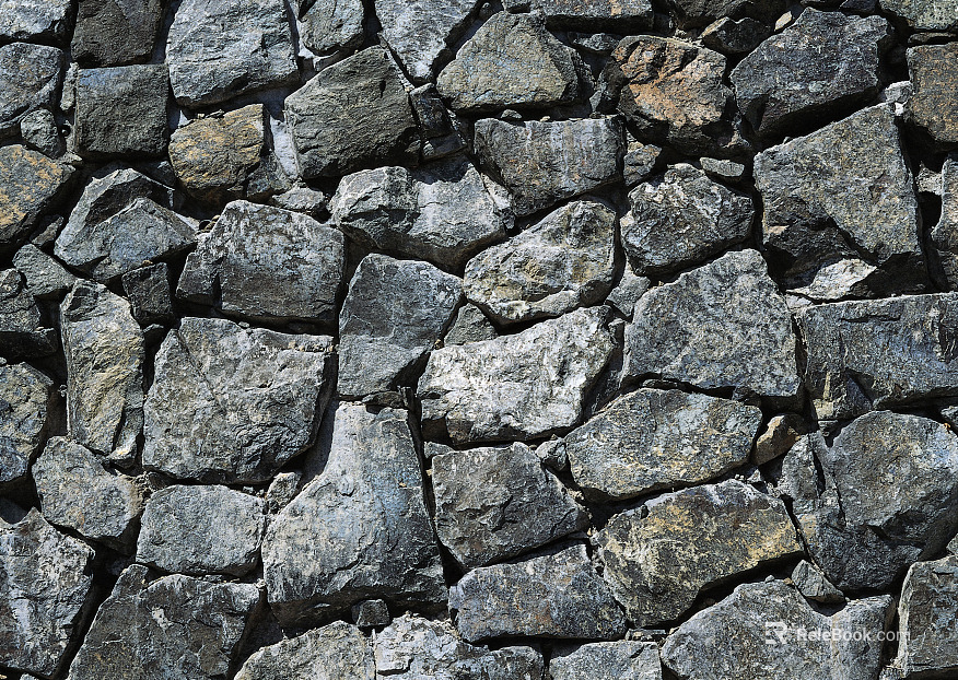 Culture Stone Black Culture Stone texture