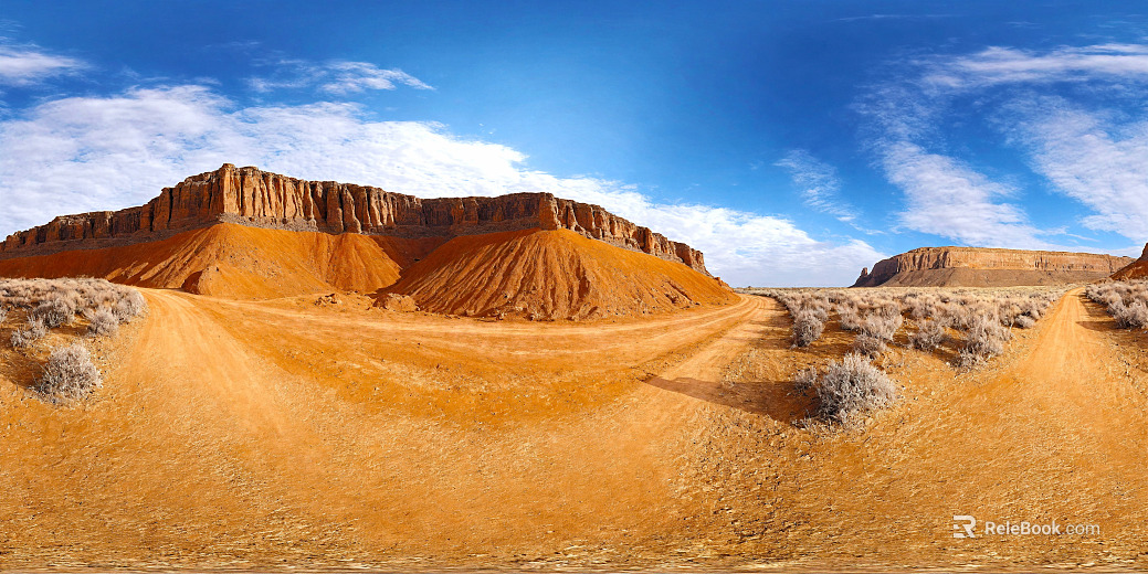 Desert Desert Sandland Mountain Dune Sky Sunny Outdoor HDR texture