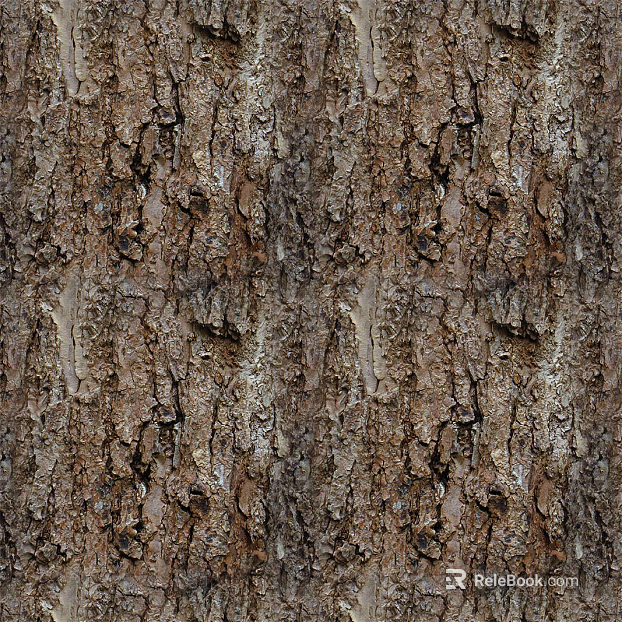 New Chinese Pine Bark texture