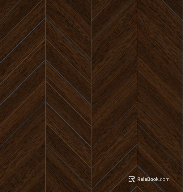 Wood floor dark fish bone pattern texture