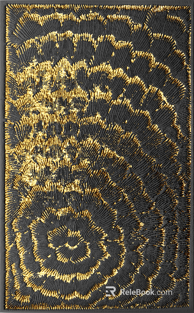 three-dimensional physical painting texture