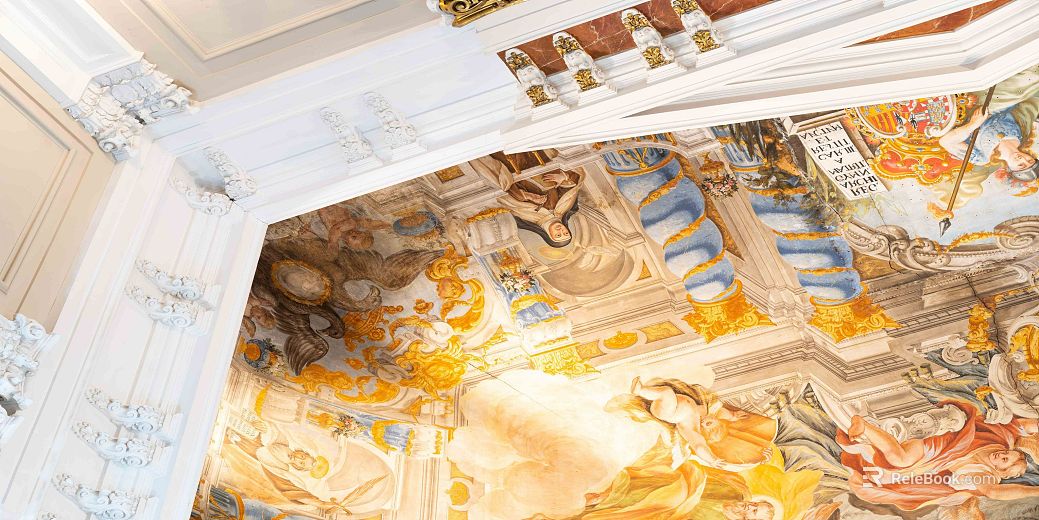 European-style zenith religious mural texture
