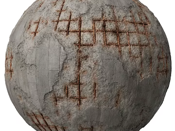 Cement wall PBR texture (ID:ffach201981)