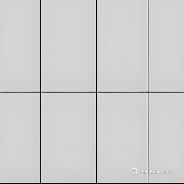 Light gray matte I-lattice wall aluminum plate texture