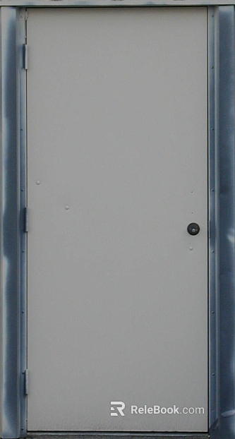 Metal door texture