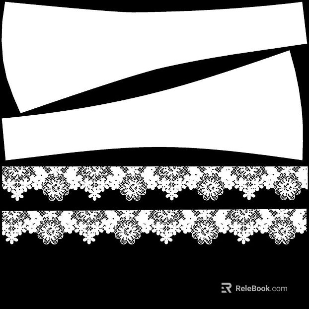 White lace fabric, apparel decoration texture