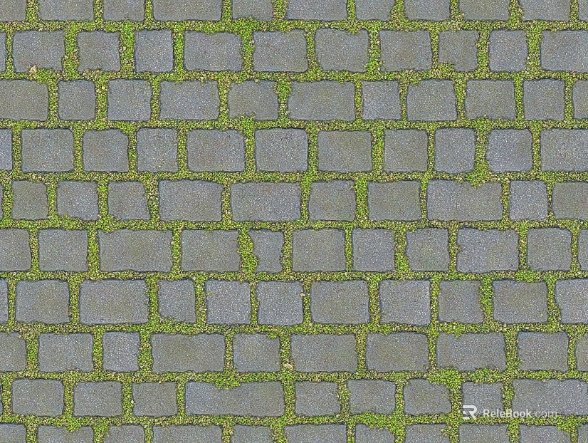 Grass brick in scenic spot texture