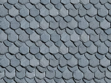 Dark gray shale tile roof tiles texture (ID:ffaeh066336)