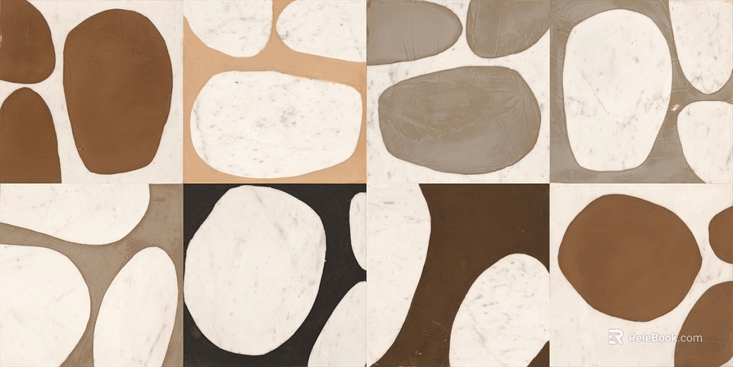 Simple wind mixed color terrazzo wall ground texture