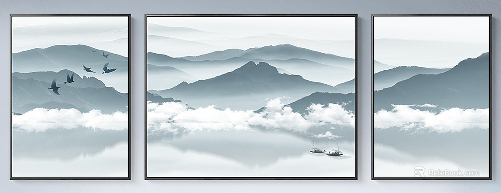 landscape painting texture