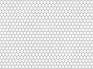 Hexagonal Brick Hexagonal Lattice Black and White texture (ID:ffacg14624)