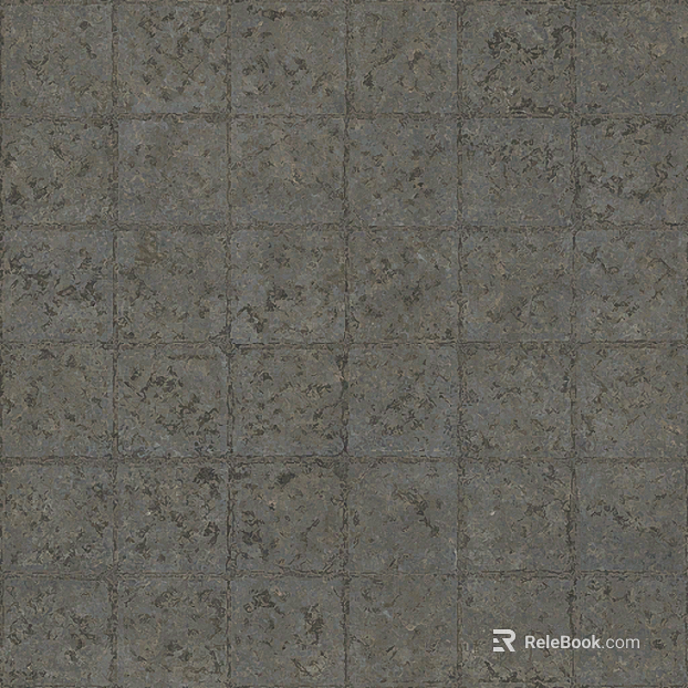 Dark gray stone brick indoor ground texture