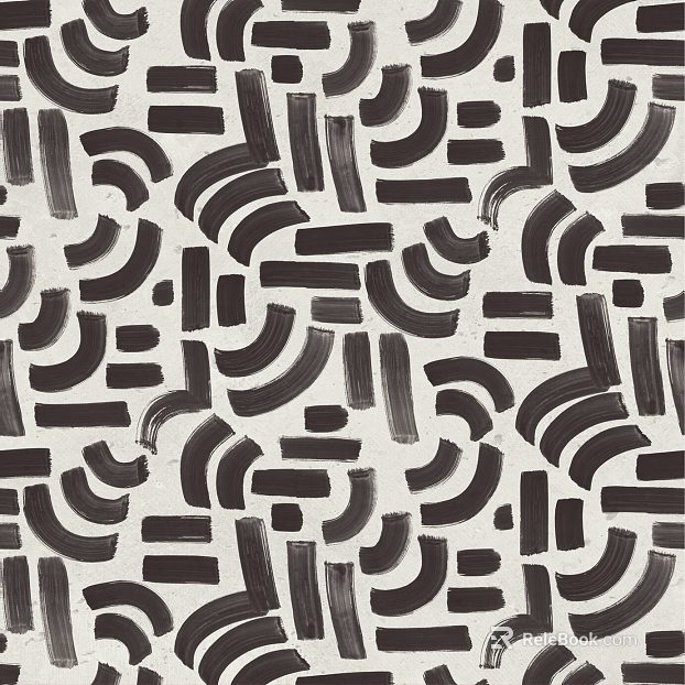 black and white geometric art brick wall tile texture