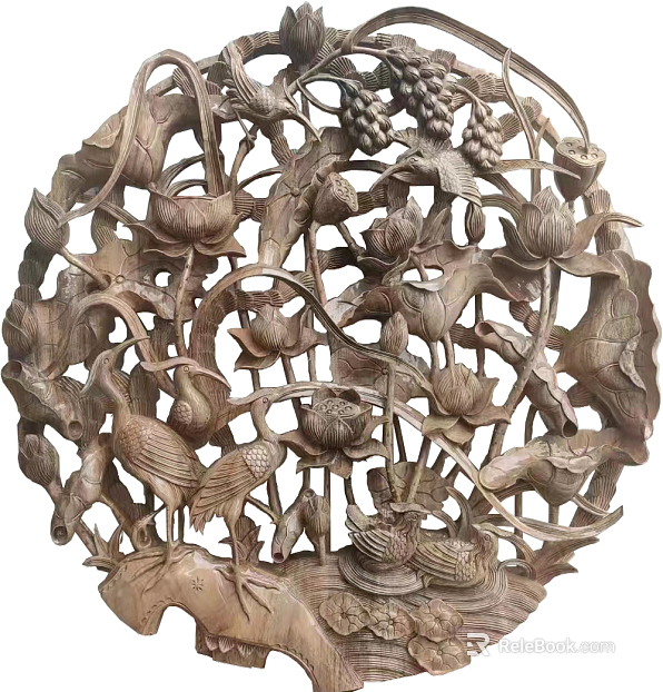 wood carving texture