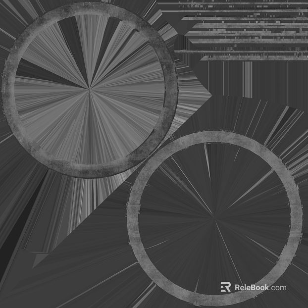 Dark Grey Industrial Style Metal Decoration Map texture