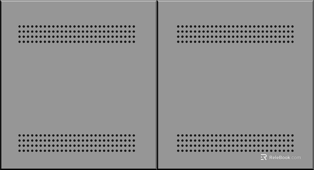 Perforated plate metal texture