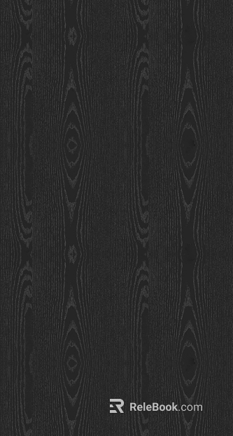 Black wood finish with mountain grain texture