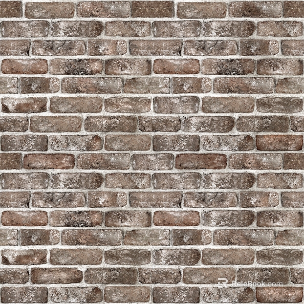 Retro taupe brick wall background wall texture