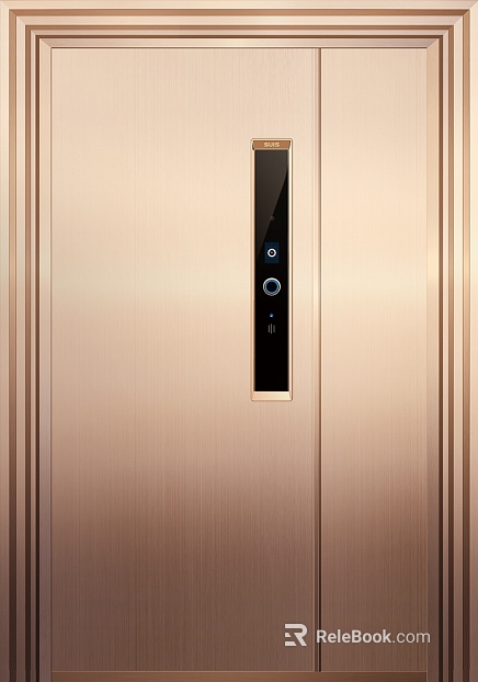 Metal door texture