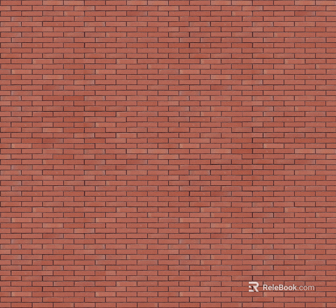 Brick wall villa facade red cultural brick texture