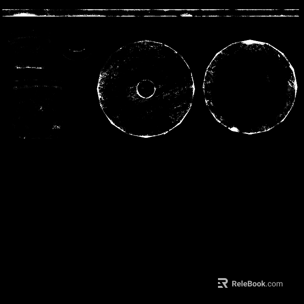 Black and white bump disc texture texture