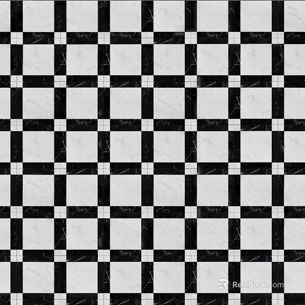 Marble geometric mosaic flooring texture