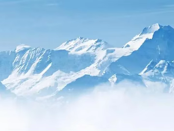 Blue and White Snow Mountain Clouds and Mists texture (ID:ffaeh193332)