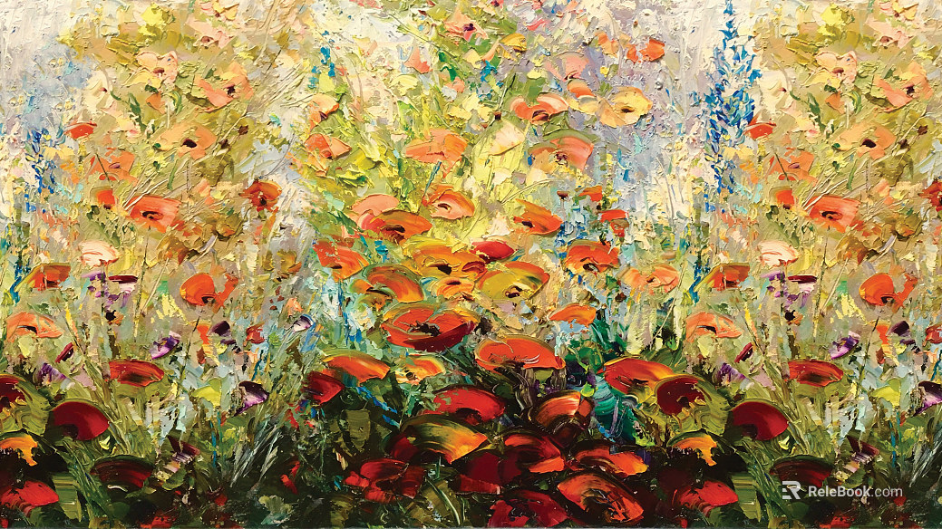 Hanging picture texture