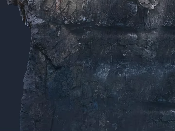Dark gray rock outdoor wall surface texture (ID:ffaeh968396)